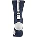 NIKE Men's Elite Basketball Crew Socks - Medium, Navy/White