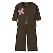 Infant Girls' Hanes 2pc Fleece Set - Hot Cocoa