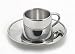Price Comparison : Double-Walled Espresso Cup & Saucer Set - Fine Stainless Steel Drinkware for Your Enjoyment