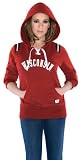Wisconsin Badgers Women's Laced Up Fleece Hooded Sweatshirt - by Alyssa Milano