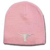 NCAA BEANIE KNIT LADY HAT CAP TEXAS LONGHORNS PINK GIRL