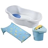 IMAGE OF Summer Infant Newborn-Toddler Bath Center & Shower- Blue