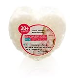 Spongeables Shower Gel In A Sponge (White Heart) 20+ Uses Sweet Jasmine Aromatherapy