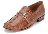 Mezlan Genuine Crocodile Slip-On in Black or Tan
