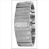 Beverly Hills Ladies Watch in Silver with Crystal Bezel