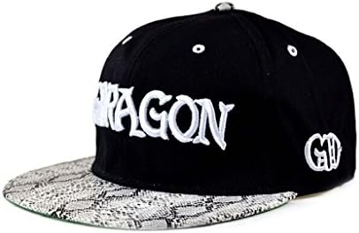 Ainycap Unisex Sun Hats GD Snake Skin Snapback Outdoor Hip-hop Cap Baseball Hat ,black&white