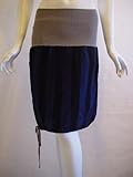 IMAGE OF Roberto Collina womens navy striped skirt M