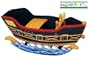 GuideCraft Retro Rockers Pirate Ship
