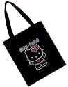 Hello Kitty Black Studded Shopping/Book Tote Bag, Hello kitty wallet also available!