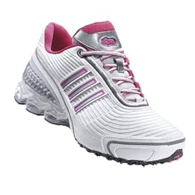 Adidas Microbounce DLX 08 Running Trainers white / bloom pink / metallic silver