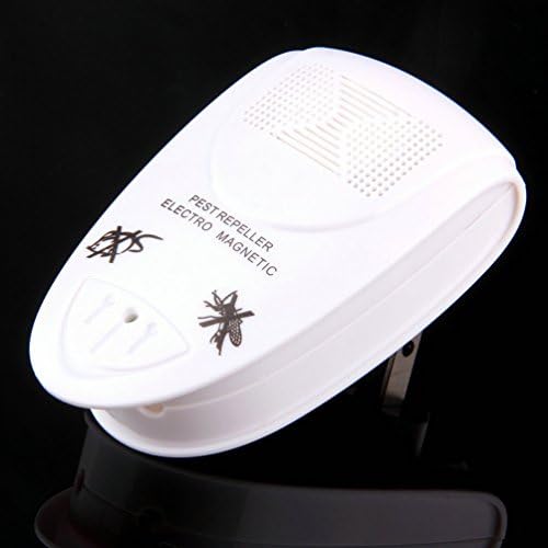 Upell Electronic Ultrasonic Anti Mosquito Pest Mouse Killer Magnetic Repeller (White)