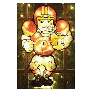 Washington Redskins 20 Double Sided Window Light-Up Player