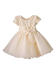 Toddler  Cotton/Polyester Party Dress/Wedding Dress  With a Bow(s)