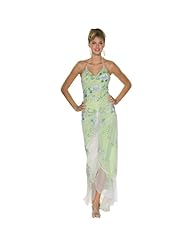 Slit Mesh Beaded High-Low-Hem Halter Polyester Evening Dress/Prom Dress 