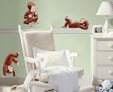 Curious George - 3 Large Wall Accent Murals - Wallpapers