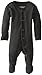 L'ovedbaby Unisex-Baby Organic Cotton Footed Overall, Gray, 3/6 Months