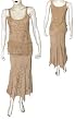 Skirt Top Set Rayon Embroidery Womens Casual Sundresses Size P