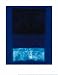 No 14 White And Greens In Blue by Mark Rothko. Art Print Poster 27.5 inches width by 35.5 inches height. Highest Quality Art Poster Print