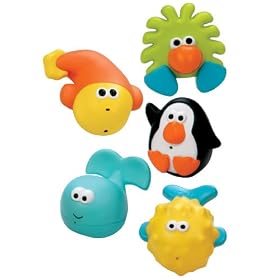 Sassy Bathtime Pals Squirt and Float Toys