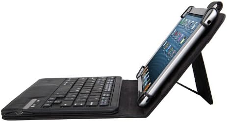 Prima Cases Universal Keyboard Case for All 7-Inch and 8-Inch Tablets  - Retail Packaging - Black