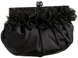 Menbur Pleated Satin Clutch