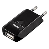 Hama - fuente de alimentaci�n Unit/USB cargador, 5 V, Negro, USB powered tel�fono m�vils/MP3 players/navigation systems