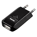 Hama - fuente de alimentaci�n Unit/USB cargador, 5 V, Negro, USB powered tel�fono m�vils/MP3 players/navigation systems