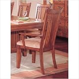 Mission Hills Arm Chair In Deep Chestnut Brown Finish by Standard Furniture ....