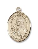 St. Theresa 14KT Gold Medal Patron Saint of Foreign Missions