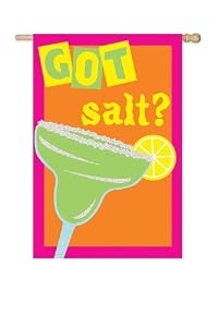 Got Salt? Regular Size Applique Flag