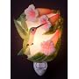 Hummingbird & Trumpet Vine Night Light Ibis & Orchid Flowers of Light