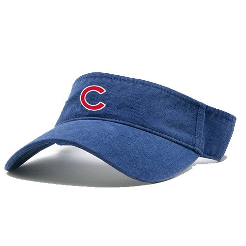 Chicago Cubs Royal Logo Visor by '47 Brand