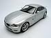 BMW Z4M Coupe Silver Diecast Car Model 1/18 Kyosho