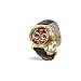 Perigaum Mens Gold w/ Red Dial Transatlantic Watch