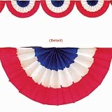Velvet Patriotic Bunting, 9ft x 9