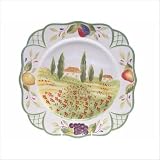 Certified International Tuscan Garden 14-1/2-Inch Square Platter