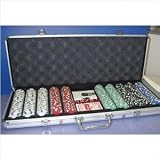 Poker Chip Set: 500 Count, Suited Design