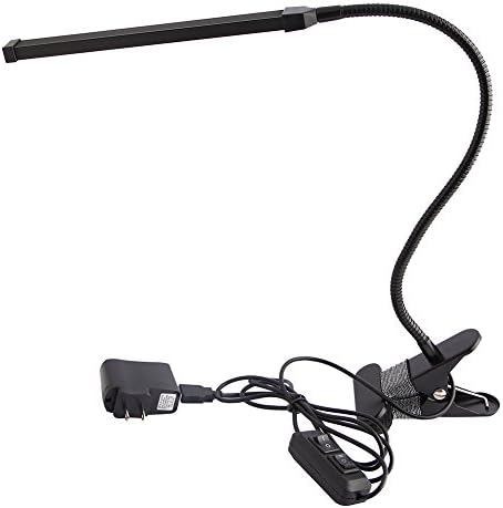 Firstinnovation Flexible Eye Care LED Desk Lamp 5050 SMD Dimmable Reading Study Lamp, 2 Level Brightness and Color Control (Warm White Light &amp; White Light) USB/AC 85V~265V Power