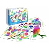SentoSphere In the Park Aquarellum Artistic Junior Watercolor Art Kit with 4 magic canvases