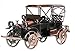 ABURA Handmade Retro Nostalgia Classic car Model,Pop Time Iron Car Model Ornament for Home Office Decoration(Bronze Classic Car Model)