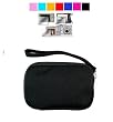 Mini Glove Camera Case for Fujifilm FinePix J250W J38 JV100 JX250 + Screen Protector (Black Revolt)