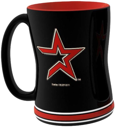 MLB Houston Astros 15-Ounce Sculpted Relief Mug