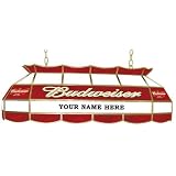 Customized Budweiser 40 inch Stained Glass Pool Table Light