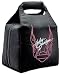 Harley Davidson Bar & Shield with Flames Lunch Cooler. Rugged polyester. Waterproof liner. Highly efficient insulation. Top carry handle. Two mesh pockets on inside. Embroidered Harley-Davidson® graphics on front have a feminine touch. Measures 11