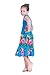 Girl Hawaiian Luau Dress in Turquoise in Various Styles