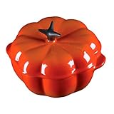 Le Creuset Enameled Cast-Iron 2-1/4-Quart Pumpkin Casserole, Flame