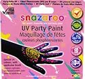 SNAZAROO PROFESSIONAL UV PARTY FACE PAINTING KIT - NEON GREEN, NEON PINK, NEON YELLOW