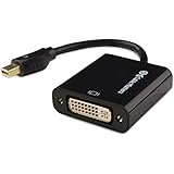 Cable Matters Mini DisplayPort (Thunderbolt&trade; 2 Port Compatible) to DVI Male to Female Adapter in Black