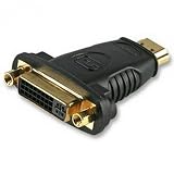 HDMI Male to DVI-D 24+1 Female Cable Adaptor Gold Plated