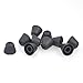 Sennheiser SHHCSET840TIPS Black Silicone Replacement Eartips, 5 Pairs